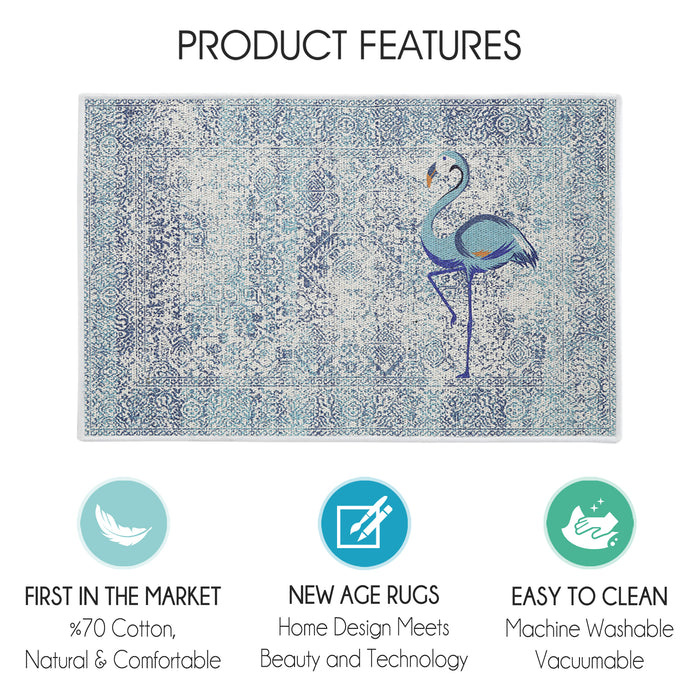 Sussexhome Florida Design Large Mouse Pad for Desk - Cotton Mousepad for Desktop, Table, Office Desk Pad- 20" x 31.5"