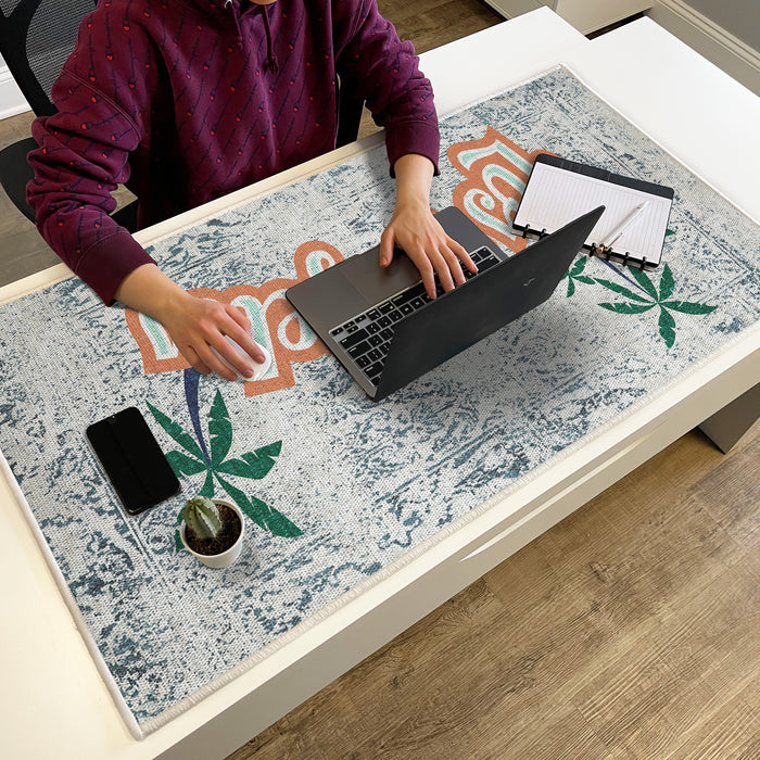 Sussexhome Los Angeles Design Large Mouse Pad for Desk - Cotton Mousepad for Desktop, Table, Office Desk Pad- 24" x 44"
