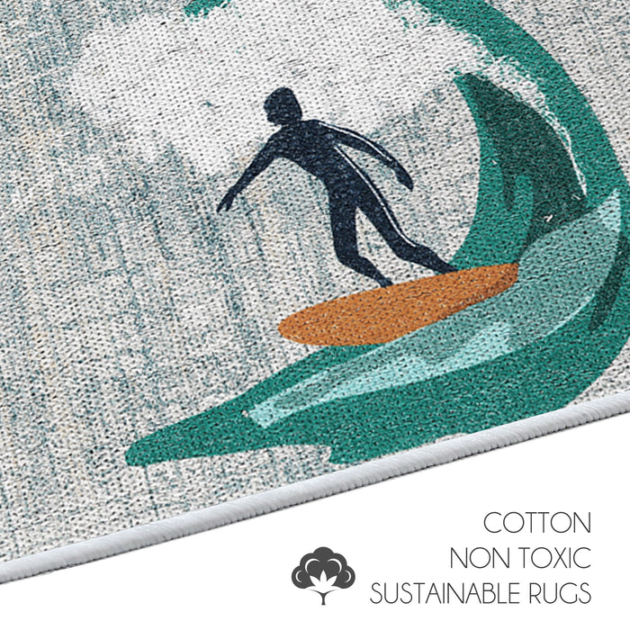 Sussexhome Miami Design Large Mouse Pad for Desk - Cotton Mousepad for Desktop, Table, Office Desk Pad- 20" x 31.5"