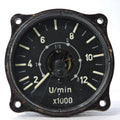 Tachometer, Electrical, 12,000 RPM, Luftwaffe Fl.20266 Drehzahlanzeiger
