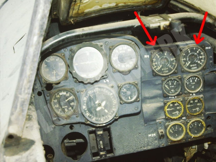 Tachometer, Electrical, 12,000 RPM, Luftwaffe Fl.20266 Drehzahlanzeiger