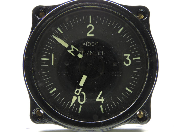 Tachometer, Helicopter, USSR 0-4000 RPM