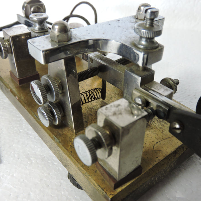 Telegraph Key, Vintage 1930's, Custom-Made, Vibroflex Components