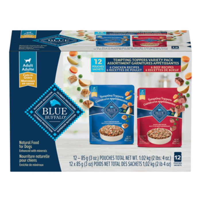 Tempting Toppers Beef&Chicken Variety Pack