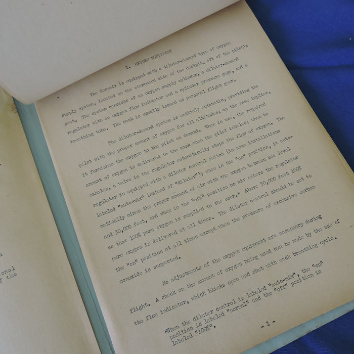 The Pilot's Corsair, Part IV, A Manual for Operating the F4U-1, F3A, & FG