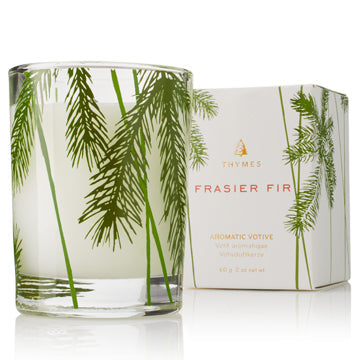 Thymes - Frasier Fir Votive Candle - Pine Needle Design