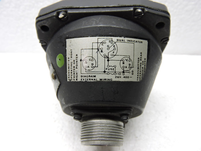 Torque Pressure Indicator, Dual Engine, AJ SAVAGE Bendix 2