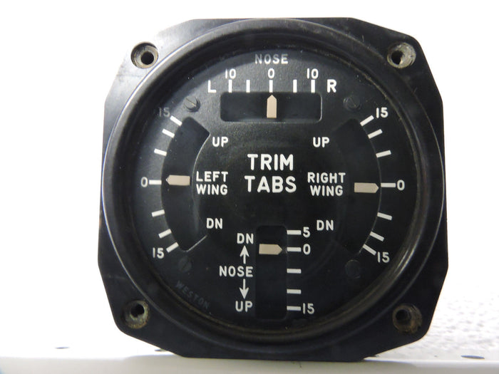 Trim Tab Position Indicator Weston Model 883 US Navy R4Q USAF C-119 Boxcar