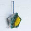 "Twinkle" Star Puff Ornament | Chartreuse + Green 2
