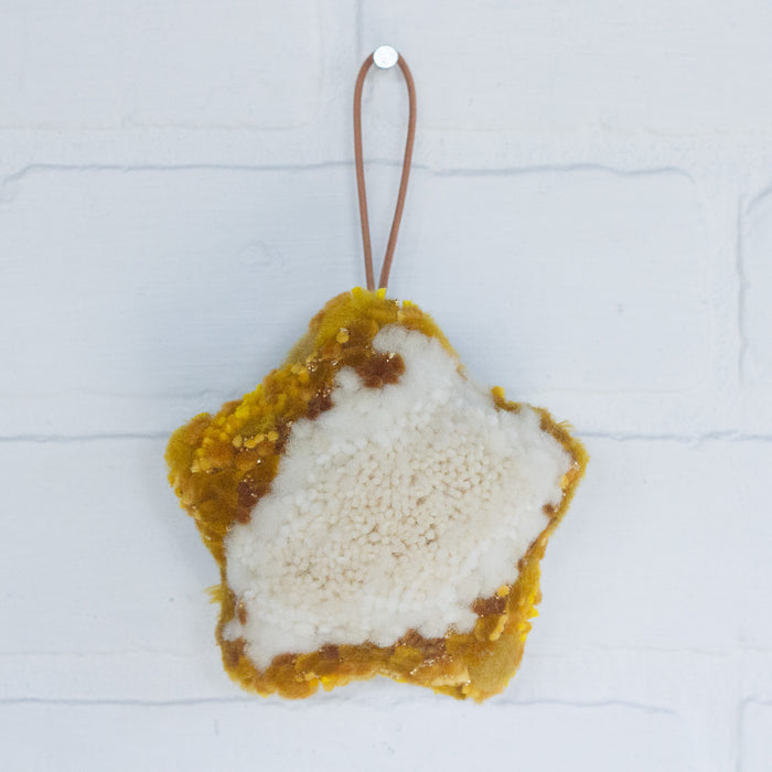 "Twinkle" Star Puff Ornament | Yellow 1