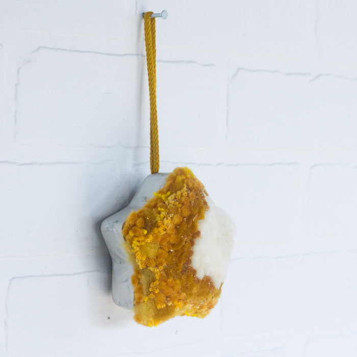 "Twinkle" Star Puff Ornament | Yellow 2
