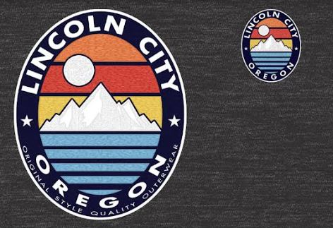 Unisex T-Shirt Along the Lines Mountain Charcoal