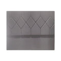Uratex Cleo Quilted Headboard in gray