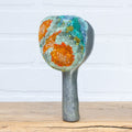 Vintage Ice Scraper/Scoop Puff Sculpture | Orange + Mint