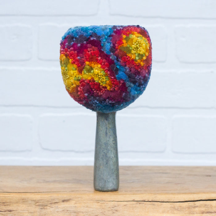 Vintage Ice Scraper/Scoop Puff Sculpture | Rainbow