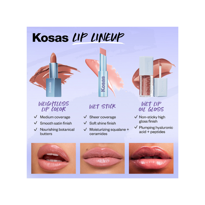 Weightless Lip Color Nourishing Satin Lipstick
