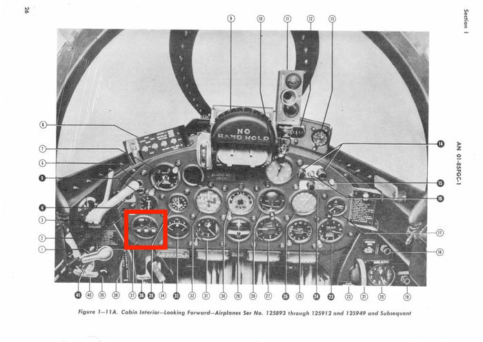 Wheel and Flap Position Indicator, AN5780-3, 8DJ26AAA US Navy