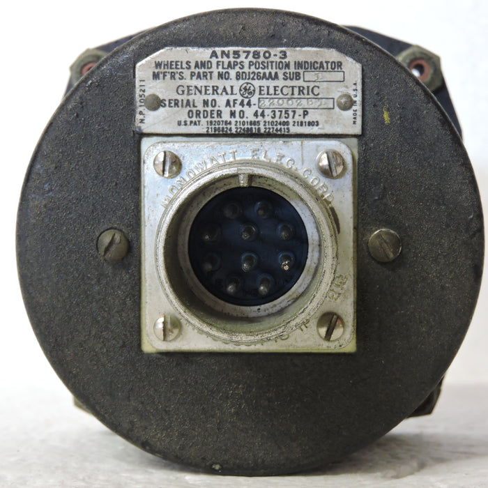 Wheel and Flap Position Indicator, AN5780-3, 8DJ26AAA